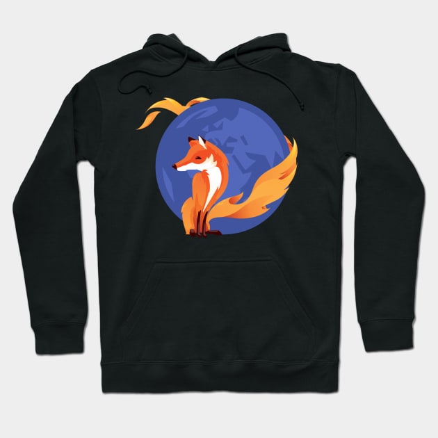 Firefox beach Hoodie by Tianna Bahringer